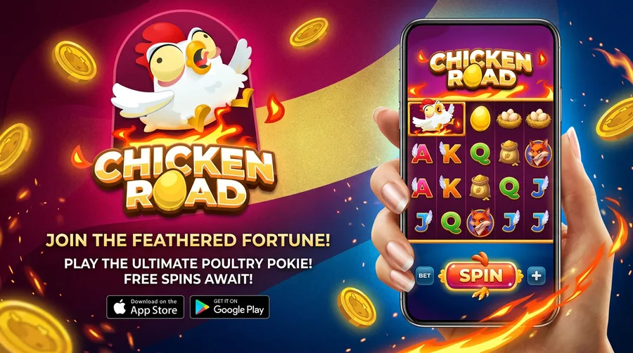Chicken Road Mobile Gaming Banner
