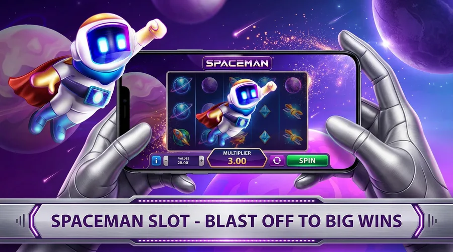 Spaceman Mobile Gaming Banner