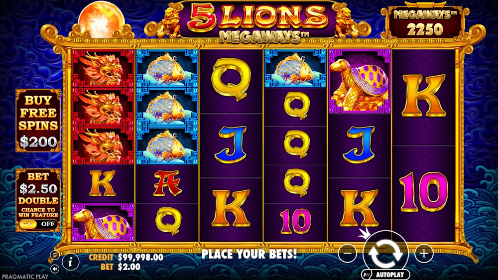 Play 5 Lions Megaways